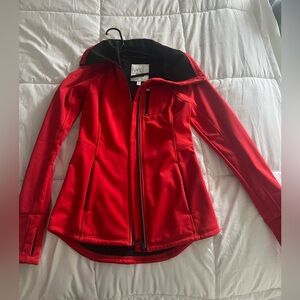 Victoria secret red athletic jacket size XS